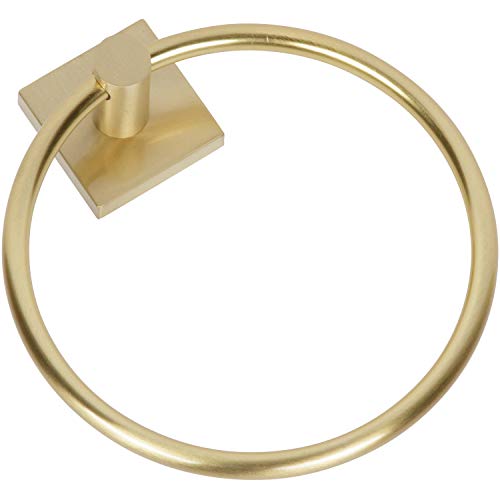 Delaney Hardware 510500 1100 Series Towel-Rings, Satin Brass