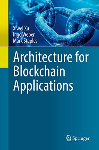 Buy Architecture for Blockchain Applications — BookShops.in
