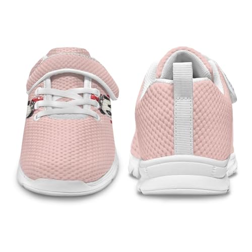 Cartoon Panda Running Sneakers for Girls Boys Hiking Shoes Hook & Loop Athletic Fitness Sneaker3