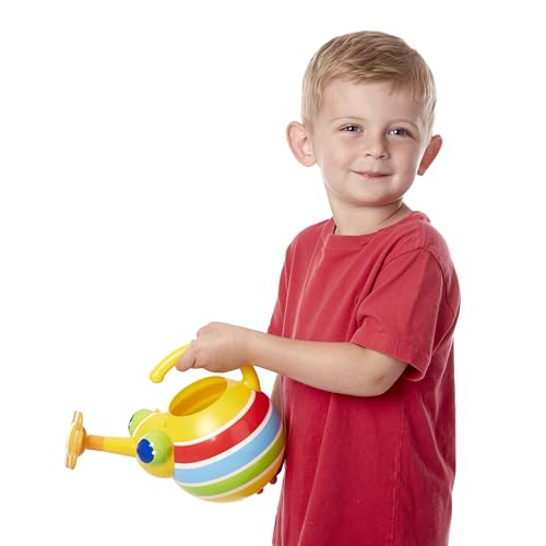 Melissa & Doug Sunny Patch Giddy Buggy Watering Can With Flower-Shaped Spout - Kid-Friendly Garden-Themed Pretend Play Watering Can For Kids - Thumbnail 3