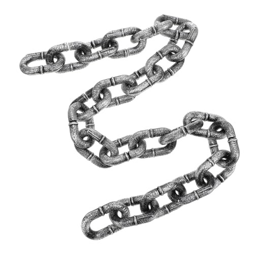 COLLBATH Cadena Decorativa de Plástico para Halloween Cadena Barrera Realista para Fiesta Accesorio de Utilería para Escenario y Decoración Temática