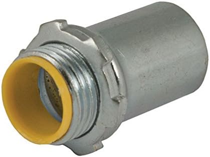 Hubbell-Raco 1993 Steel Connector, EMT Indenter, Insulated, 3/4" (Pack of 25)