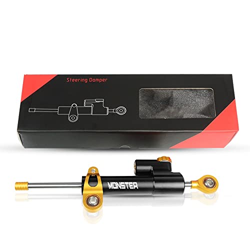 Amortisseur direction réglable Monster 696 élimine le guidonnage sur Hypermotard