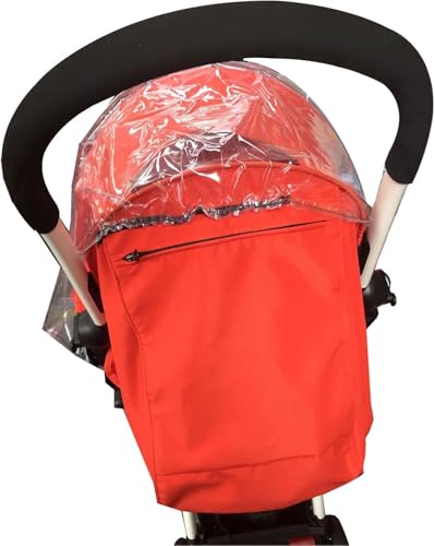 Pram Rain Cover & Stroller Rain Cover - Waterproof, UV Protection, Compatible with Babyzen Yoyo & Yoyo+, Transparent, Clear Baby Stroller Accessories - Fits 6 Months+ - Baby Travel Gear-Fengea - Image 6