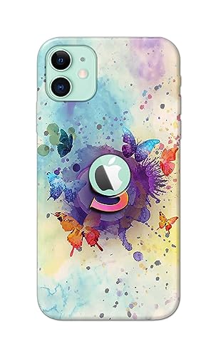 Image of PRINTFIDAA� Printed Hard Back Cover Case for Apple iPhone 11 Back Cover (Alphabet S) -2808
