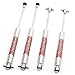 Figzero Front and Rear 0-4 inch Lift Shocks for Jeep Cherokee XJ 1984-2001，Zinc Plated Coating