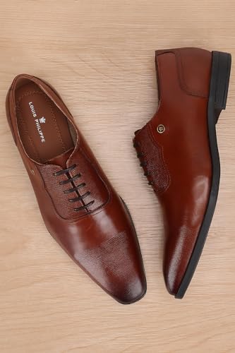 Image of Louis Philippe Men Leather Formal Shoes