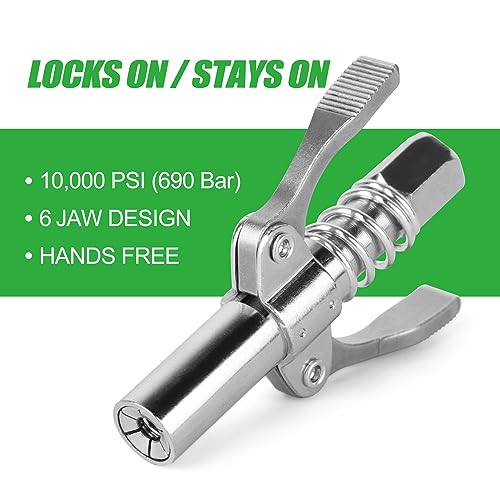 Workease LDHYQLV-2 10000 Psi Professional Electric Powered Grease Gun Kit Cordless Grease Gun Battery Powered Come thumb #1