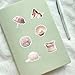 50-Piece Pink Aesthetic Stickers - Cute Waterproof Vinyl Sweet Princess Girly Decals for Scrapbooking, Journaling, Laptop, Gifts