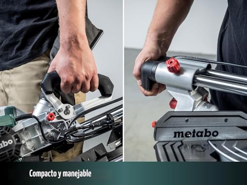 Miniatura 6 de Metabo Sierra De Tracción, Corte Transversal E Inglete Kgs 216 M 613216000 Con Línea De Corte Precision Cut Line, Disco De 216 Mm Y Función De Tracción Cable De 2 M