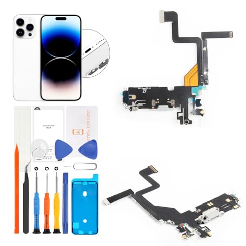 SRJTEK for iPhone 14 Pro USB [d|[hC hbNRlN^{[hi Vo[(Silver)hbNRlN^tbNXP[u Cp A2890, A2650, A2889, A2892 Ή Hhe[v