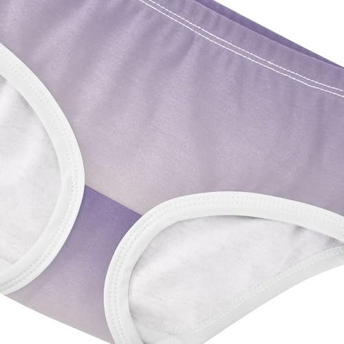 Joisal Pattern Girls Underwear Toddlers 2t Cotton Girl Panties Cute Violet Linen Gradient Ombre Briefs Kids Undies4