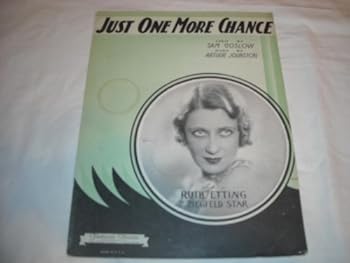 Sheet music JUST ONE MORE CHANCE SAM COSLOW 1931 SHEET MUSIC SHEET MUSIC 249 Book