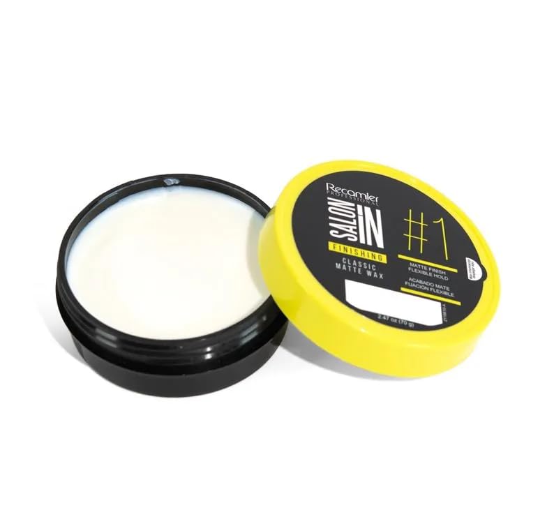 Miniatura 4 de SalonIn Recamier Cera Mate Acabado y Peinado  Sedán en Cera Mate Para El Cabello Profesional 2.5 Onzas - 2.65 oz