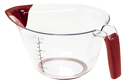 KitchenAid Gourmet 8 Cup Batter Bowl, Red