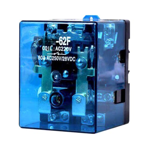 Relais industriel 62F-2Z 80A AC220V contacteur triphasé 380V pour armoire