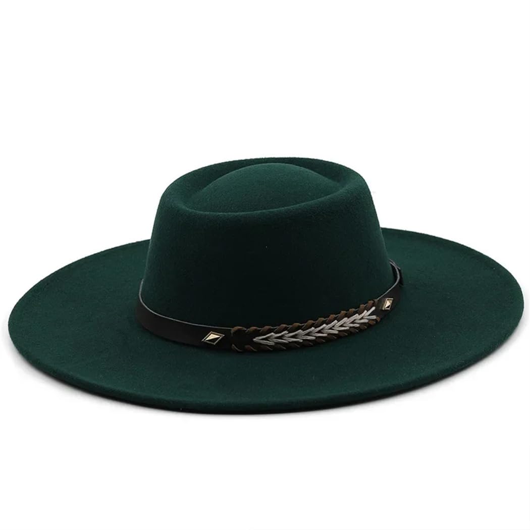 Cappelli Fedoras da donna in feltro 9,5 cm a tesa larga formale Jazz Caps Bombetta abito da sposa cappello Chapeau Femme