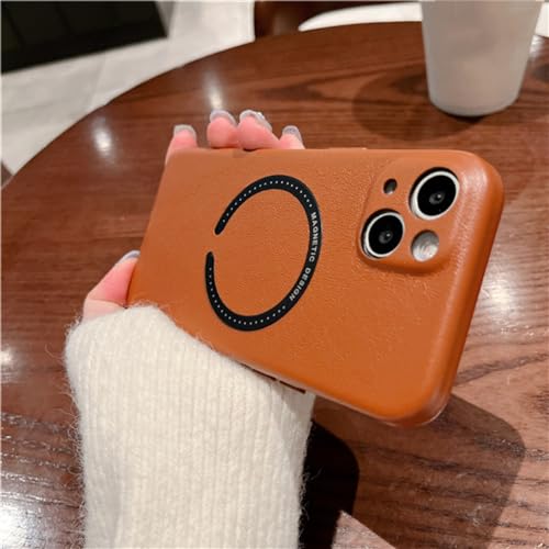 Étui magnétique en cuir de luxe iPhone 13 Pro housse antichoc