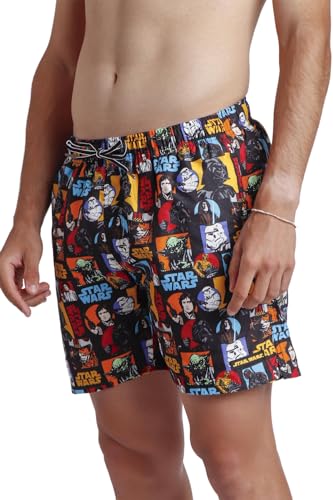 Star Wars Maillot de bain style Comic pour homme, multicolore, M