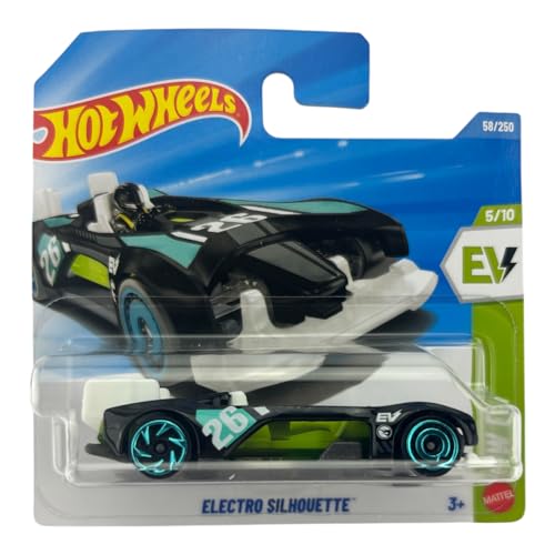 Hot Wheels Electro Silhouette 1:64 Negro miniatura 1