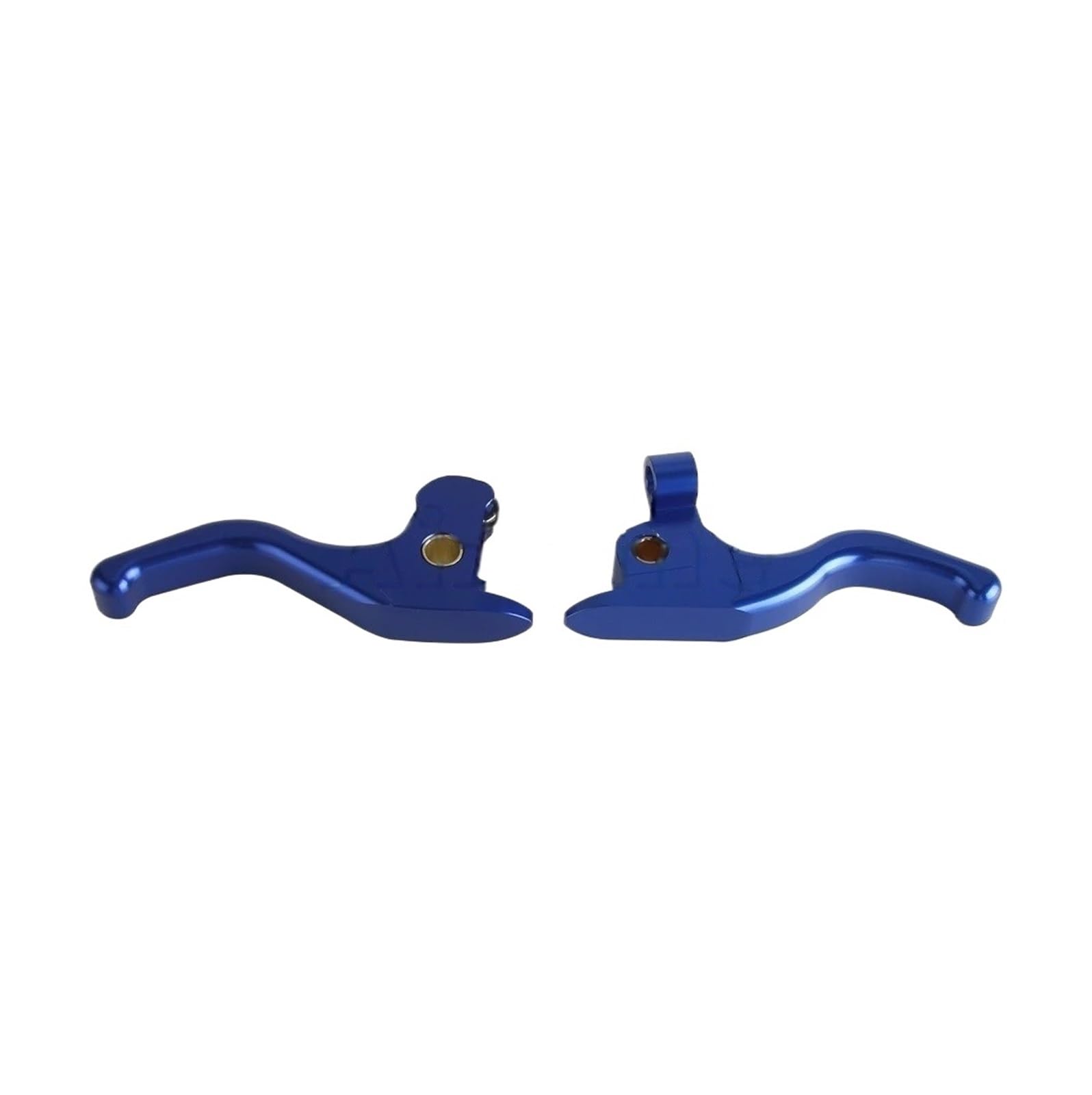 Abdktmnx 2-Finger Blue Motorcycle Aluminum Accessories Clutch Brake Handle Drum Lever For Ha&Rley Touring Flhtcu/I Flhtcul Flhtkl Flhtk Fltrxs Fltrx Handlebar Clutchs Brakes Levers