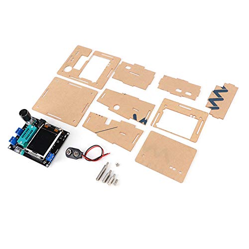 Image of Oumefar Meter with Case NPN PNP Transistor Tester Small Volume Inductance Capacitance Meter for NPN and PNP Transistors, 160x128 Color Display Automatic Detection