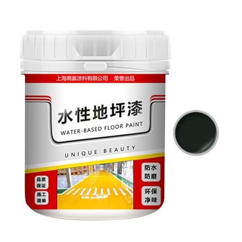 Quick-Dry Anti-Slip Cement Paint for Concrete - Waterproof Water-Based Epoxy Floor Paint With 500g Coating for Outdoor and Basement