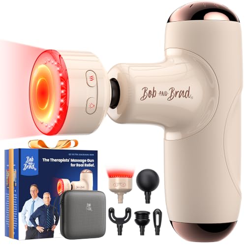 BOB AND BRAD Q2 Ultra Mini Massage Gun with Red...