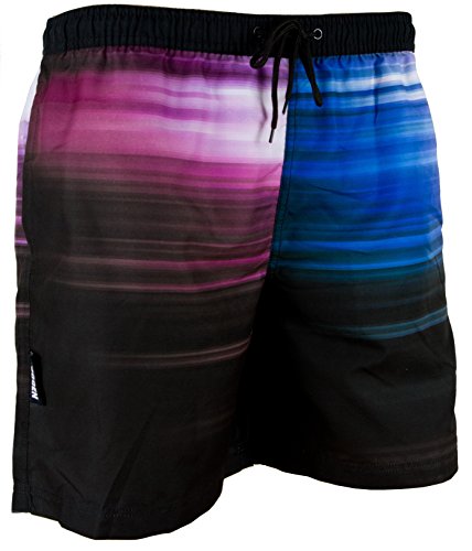 GUGGEN Calzoncini da Bagno per Uomo Watershorts Costume da Bagno Adulto Colore Nero M