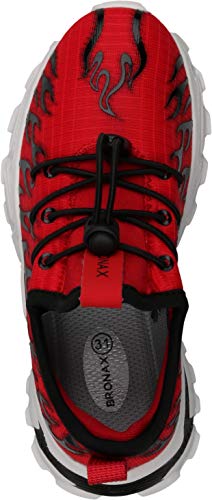 Image of BRONAX Men's Graffiti Personality Sneakers