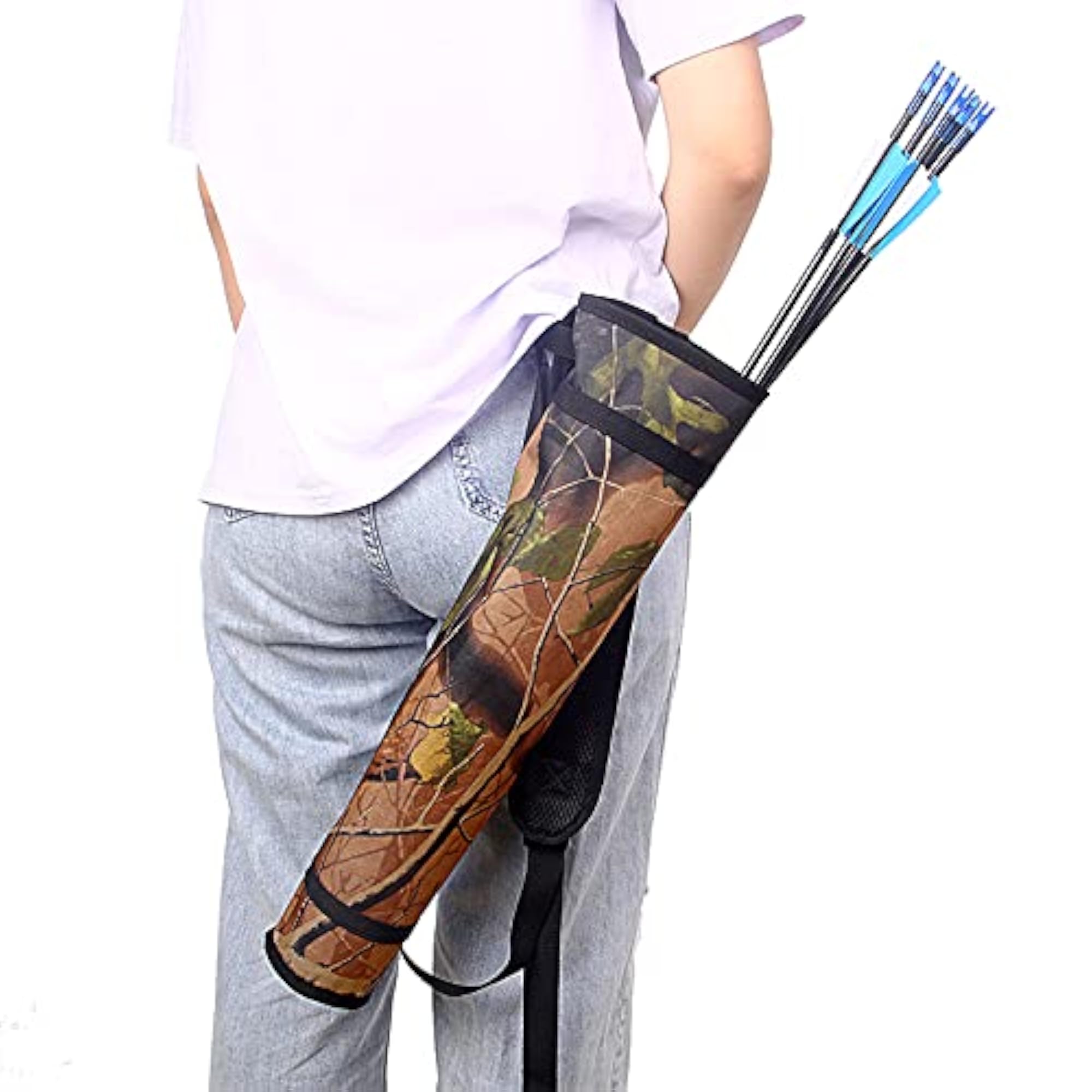 Archery Back Arrow Quiver Holder with Belt Clip