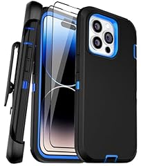 14 Pro Max-Belt Clip,Black+Blue