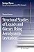 Produktbild Structural Studies of Liquids and Glasses Using Aerodynamic Levitation (Springer Theses)