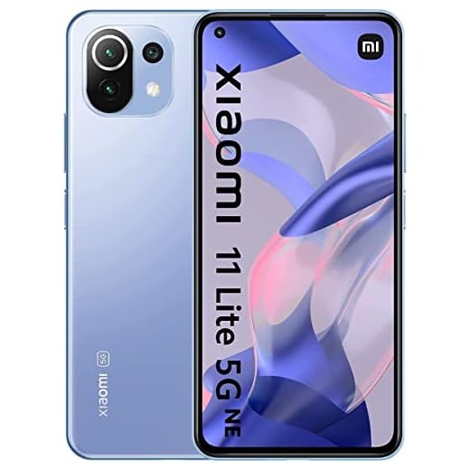 Xiaomi Mi 11 Lite 5G NE Unlocked Cellphone,5G + 4G Volte Smartphone,8GB+128GB, 6.55” FHD+AMOLED DotDisplay, 64MP+8MP+5MP Triple Camera, 4250mAh 33W Fast Charging,GSM Only,Blue