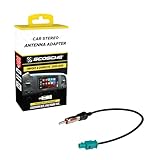 Scosche VWA3B Antenna Adapter for Aftermarket Car Stereo Compatible with Select 2001-19 Domestic and European Vehicles - Radio Antenna Adapter - See Vehicle Fit Guide in Images