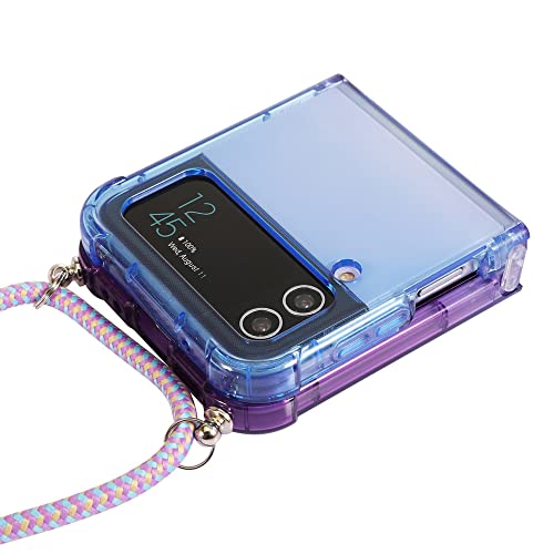 Coque Samsung Z Flip 4 collier bandoulière coloré pour garder les mains libres en festival - 3