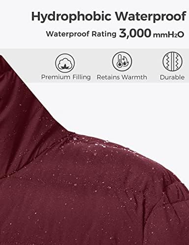 Wantdo Oversized winterjas voor dames, gewatteerde donsjas, warme Mantle dikke parka met afneembare bontcapuchon, legergroen, 48 Grote maten Tall