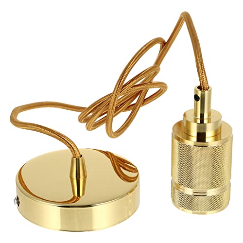 ARTIBETTER Retro Industrial Pendant Lamp E27 Thread Lamp Holder Ceiling Light Holder Light Bulb Base
