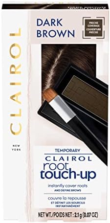Clairol Root Touch-Up Temporary Concealing Powder, Dark Brown Hair Color, Pack of 1
