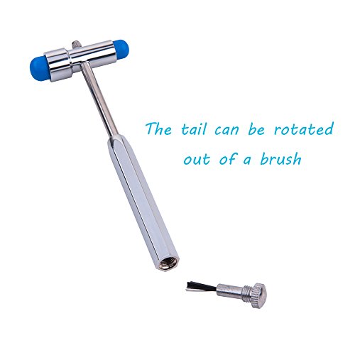 Reflex Hammer, With Needle And Brush - Tromner Neurological Reflex Hammer For Neurologic Reflex Diagnosis And Testing - Light Weight Neurology Therapy Instrument By Qiyun - Blue #TOP3