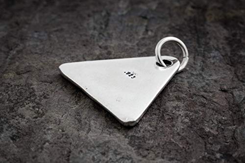 Sterling Silver Moon Moth, Death's Head Hawkmoth - Small - (Pendant Or Necklace) #TOP3
