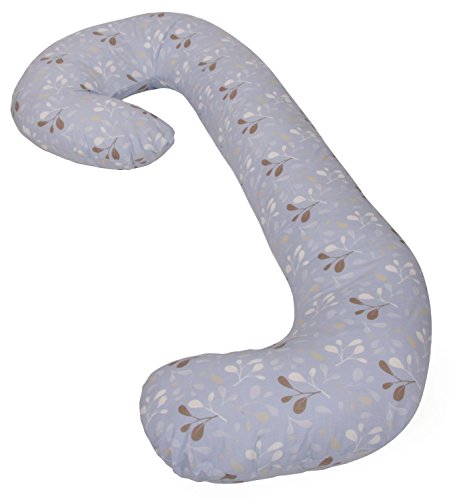 Leachco Snoogle Chic Replacement Cover with Zipper for Easy Use - Delicate Branch Blue