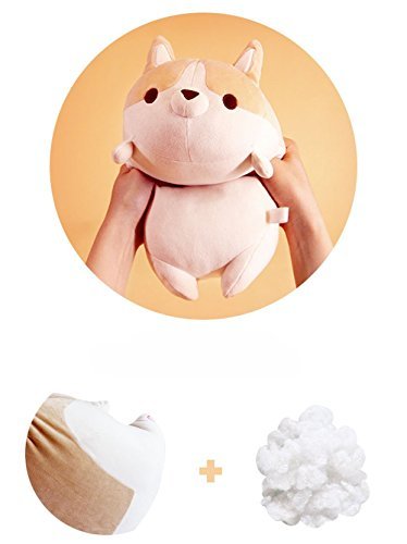 Florishome Cute Funny Corgi Dog Shaped Plush Pillows Soft Toys Doll Vent - 12 Inchcreative Corgi Dog Butt Plush Pillows (Yellow-12-Inch) #TOP3