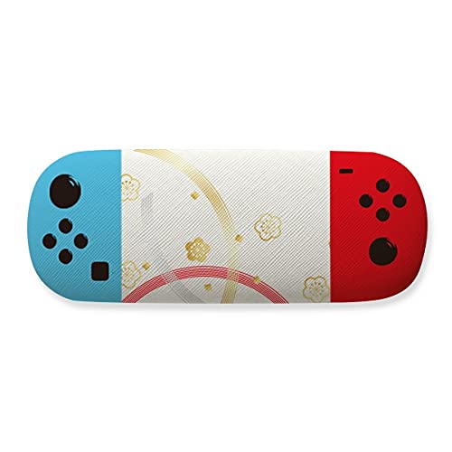Étui de rangement à lunettes motif floral blanc Sakura rigide et élégant