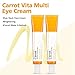 BRING GREEN Carrot Vita Eye Cream & Face Double SET (2 Count) | Anti-Aging, Wrinkles Eyecream with Vitamins C, B, E, Retinol, Beta-Carotene, improve Skin Tone, Dark&Red Spots 1.01 fl.oz. x2, 30ml+30ml