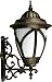 Dabmar Lighting GM709-BZ Powder Coated Cast Aluminum Wall Light Fixture, Bronze Finish