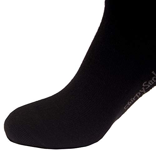 BambooMN Men's Thin with Thick Comfort Sole Socks, Rayon from Bamboo Fiber, Dress Casual Comfortable Socks, 4 Pairs, 2 Sizes3