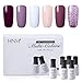 Produktbild HNM UV Nagellack Set 6 Stück, Büro Nagel Design Kollektion UV LED Gel Polish Kit, 6pcs Nail Design Gellack Starter Set 003
