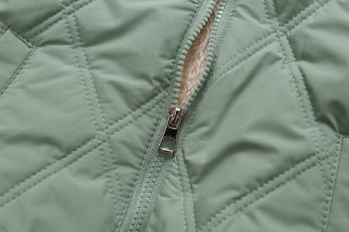 AMIYAN Toddler Winter Jackets Fleece Lined Coat Boys Warm Hooded Coat Girls Zipper Outerwear for Kids 1-6 Years4