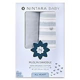 NINTARABABY Swaddles for Newborns - 100% Organic Premium Muslin Cotton, 39